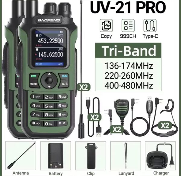 Baofeng UV-21 Pro Dvosmjerni Radio (Walkie Talkie)